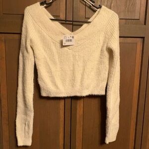 Women's White Sweater